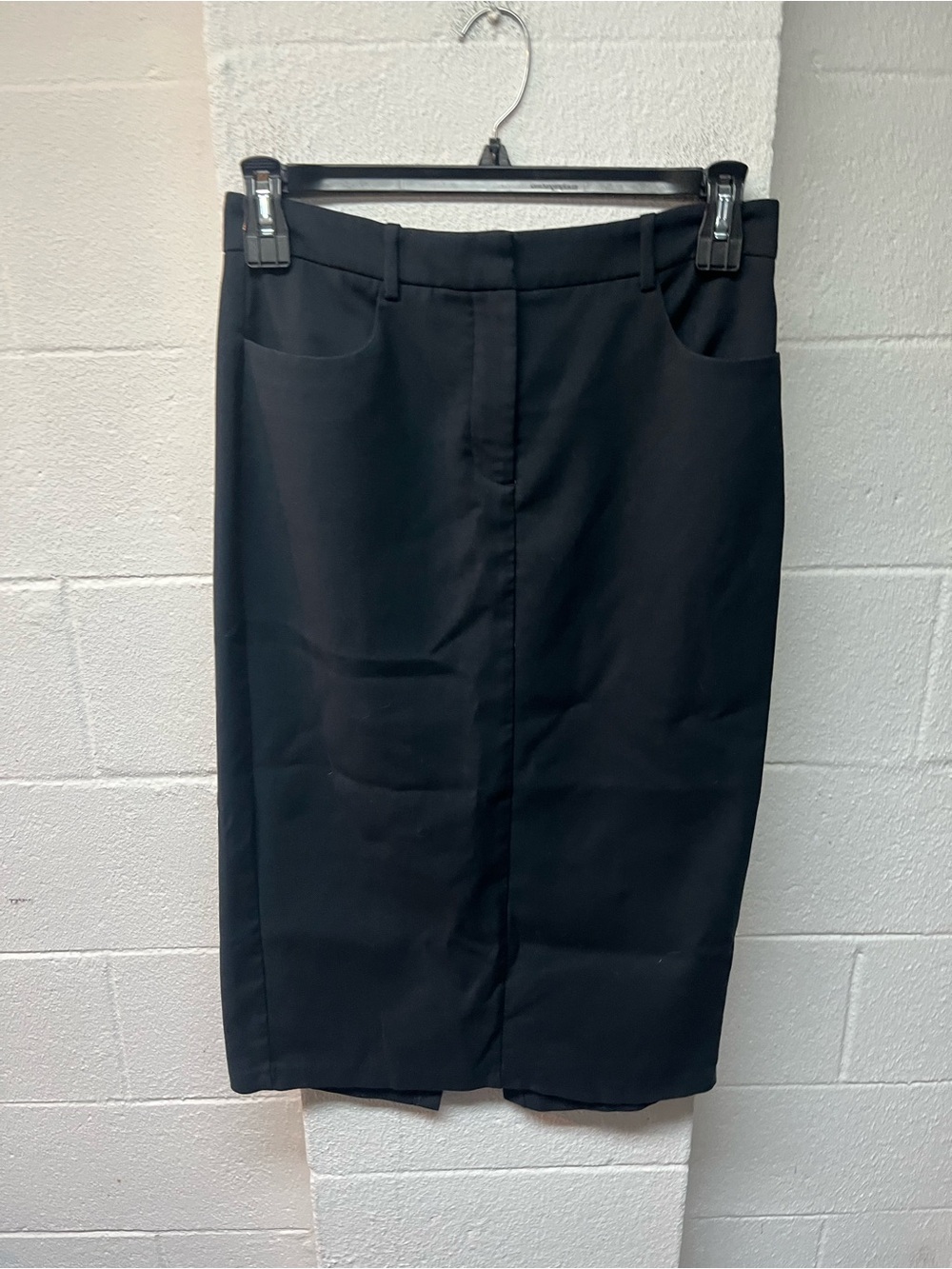 Abercrombie & Fitch Black Pencil Skirt with Front Pockets
